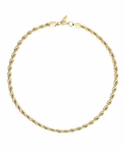 SHAKER JEWELS Collier Torsade Argent Doré