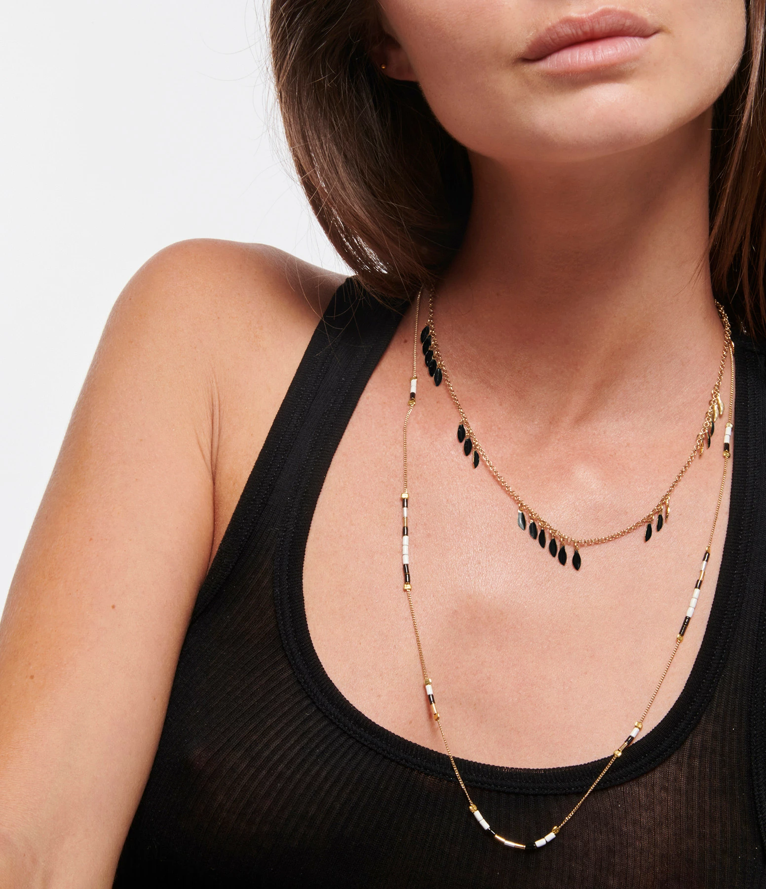 Isabel Marant Collier Color Shiny Lea Noir 4 Isabel Marant Collier Color Shiny Lea Noir – Image 2
