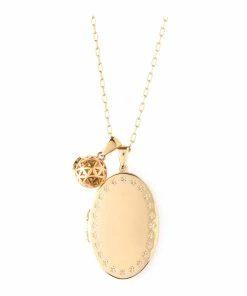 LES FÉLICITÉS Coffret Moyen Médaillon Petite Sphère 7 Pierres De Protection