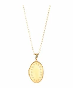 LES FÉLICITÉS Coffret Petit Médaillon Mat 7 Pierres De Protection