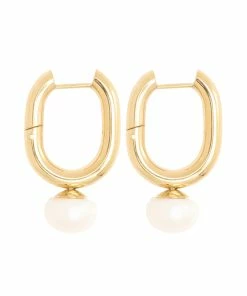 SHAKER JEWELS Boucles D'oreilles Perles D'Eau Douce Doré