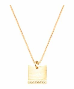 LSONGE Collier Taliss Carré Blanc