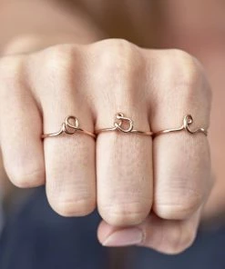 ATELIER PAULIN Bague Originale Initiale Gold Filled Rose 7 ATELIER PAULIN Bague Originale Initiale Gold Filled Rose -Boutique Gigi Clozeau 364