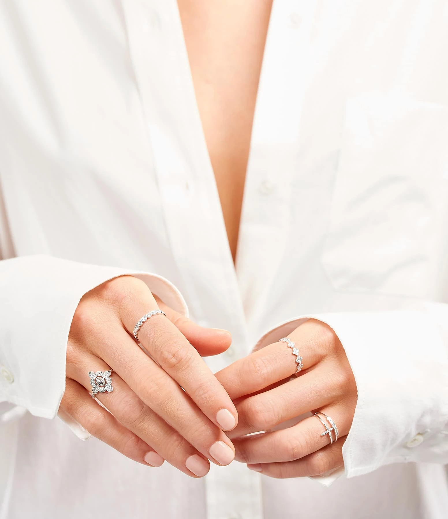 STONE PARIS Bague Céleste Simple Or Diamants 9 STONE PARIS Bague Céleste Simple Or Diamants – Image 7