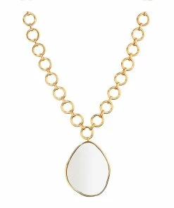 Aurélie Bidermann Sautoir Ciottolo Miroir