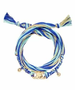 Aurélie Bidermann Bracelet Honolulu Charm Selma Vert Bleu