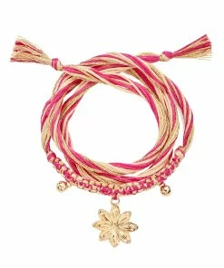 Aurélie Bidermann Bracelet Honolulu Charm Thania Beige Rose