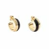 Aurélie Bidermann Créoles Layla Godron Noir -Boutique Gigi Clozeau ab fw 2223 laylabo