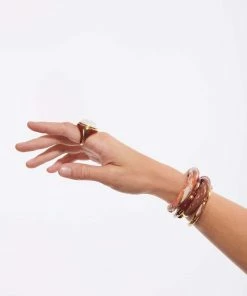 Aurélie Bidermann Jonc Diana Tie & Dye Terracotta -Boutique Gigi Clozeau abbrf look20220805 85
