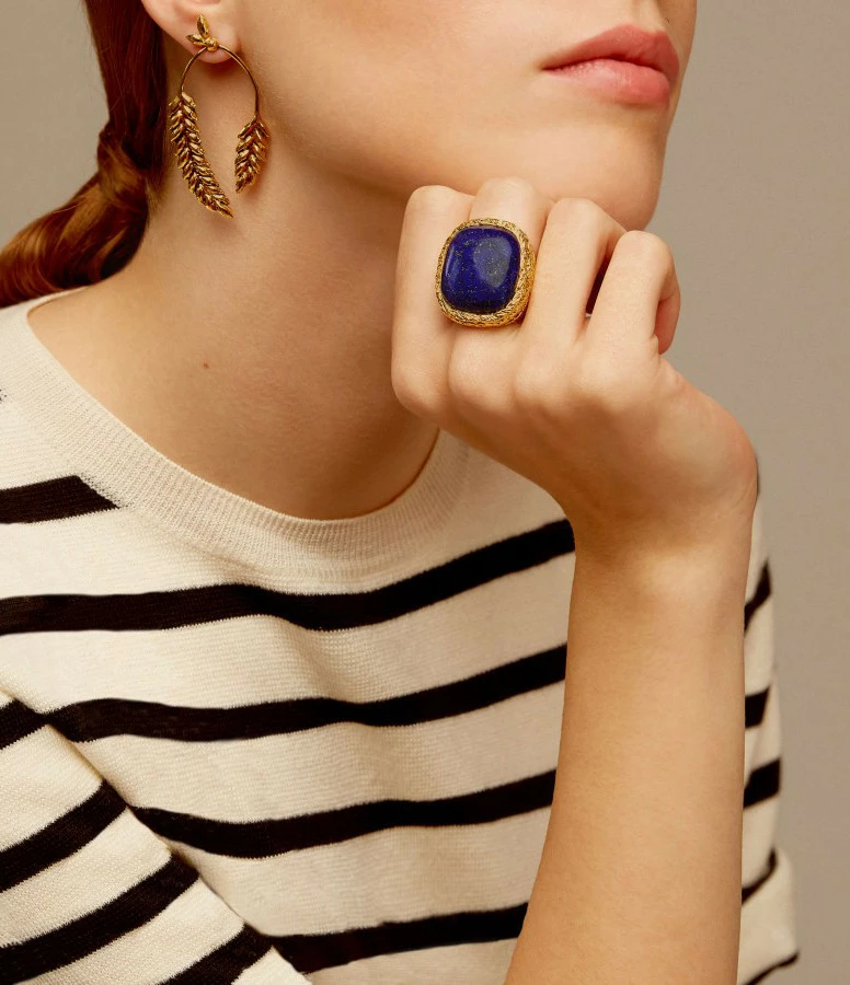 Aurélie Bidermann Chevalière Miki Lapis Lazuli 6 Aurélie Bidermann Chevalière Miki Lapis Lazuli – Image 4