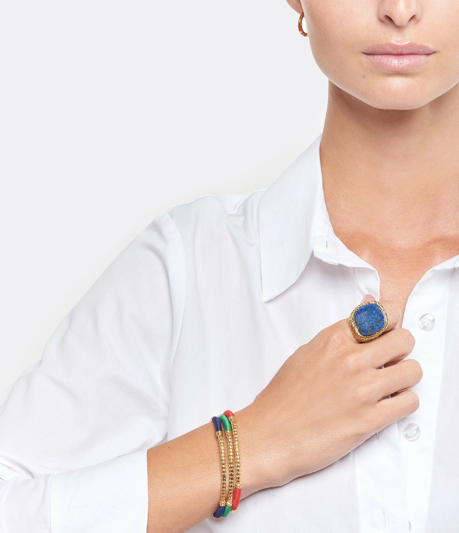 Aurélie Bidermann Jonc Soho Émeraude – Image 3