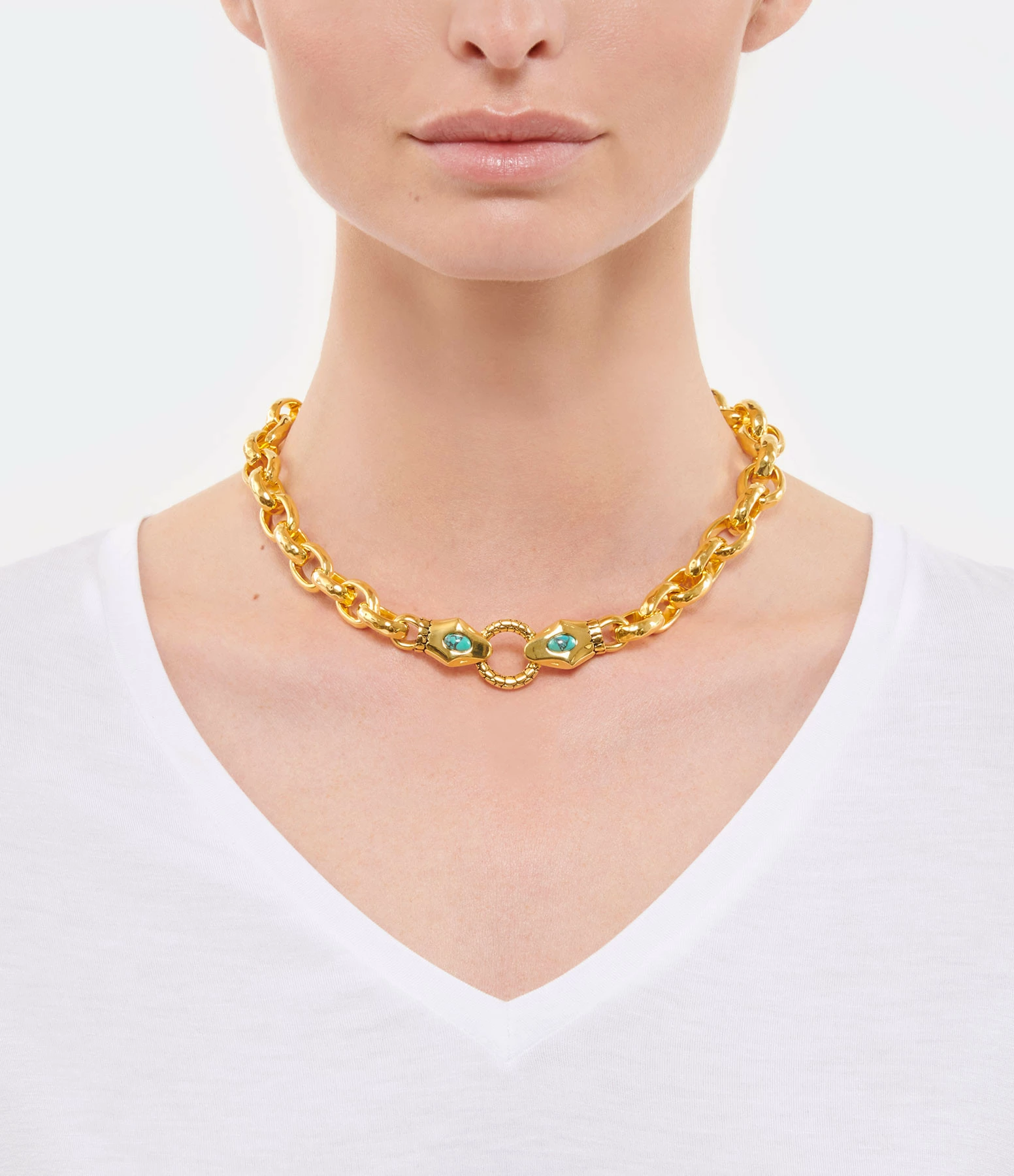 Aurélie Bidermann Collier Tao Turquoise – Image 2