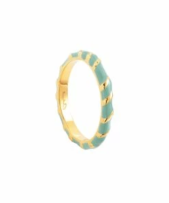 CABIROL Bague Aimée Vermeil Kaki