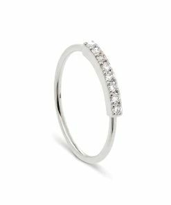 NAVA JOAILLERIE Bague Hash Diamants Or Blanc