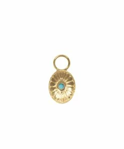 AND...PARIS Mini Charm Navajo Turquoise Or