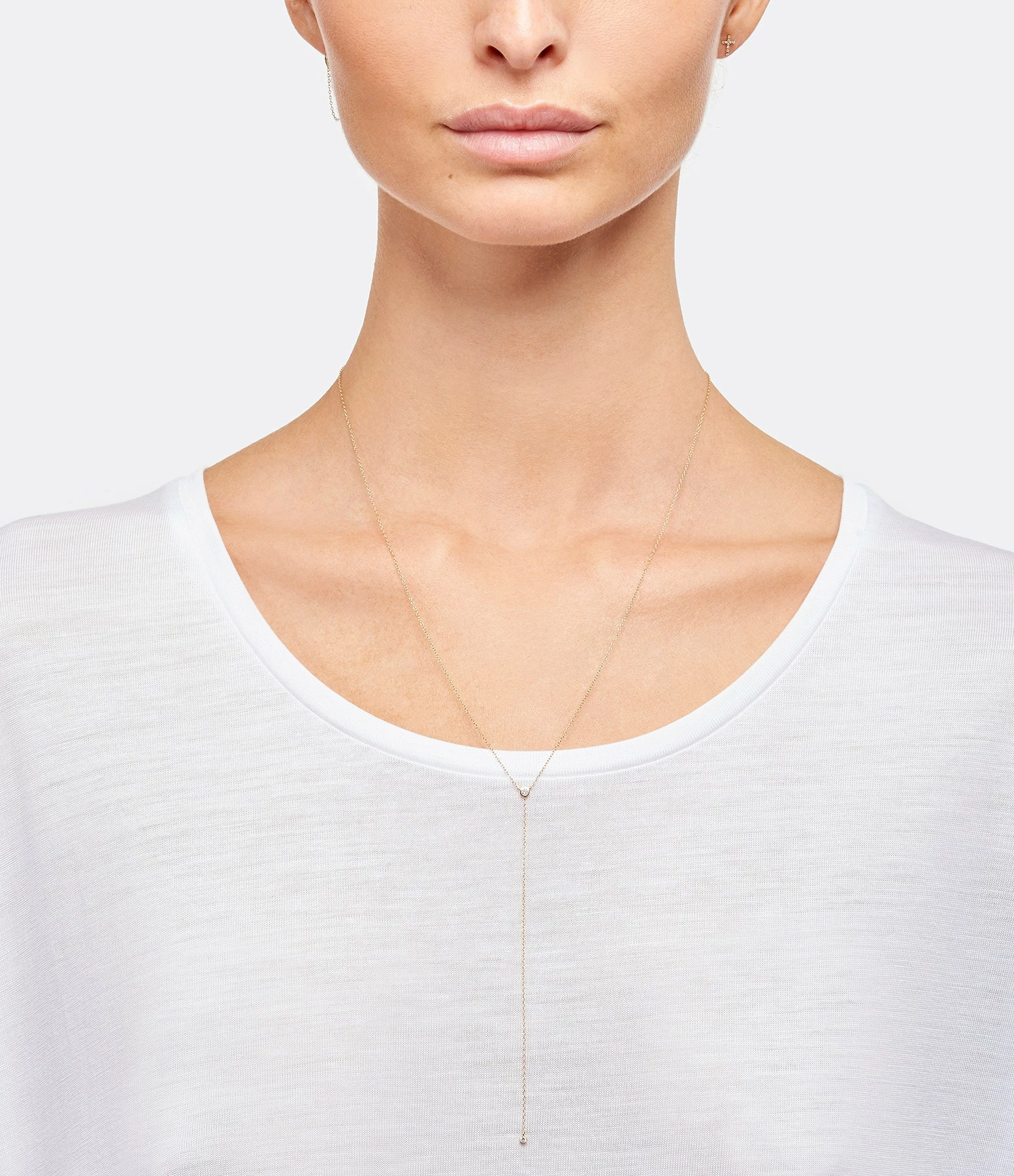 AND...PARIS Collier Y Dream Diamants Or – Image 2