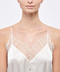 AND...PARIS Mini Créole Œil Saphirs Roses Or (vendue à L'unité) -Boutique Gigi Clozeau andpa look20201215 41