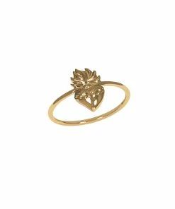 AND...PARIS Bague Ex Voto Cœur Or Jaune