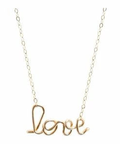 ATELIER PAULIN Collier Richelieu Love Gold Filled