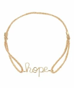 ATELIER PAULIN Bracelet Cordon Lurex Hope Gold Filled
