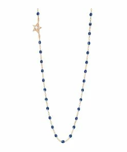 GIGI CLOZEAU Collier Intra Étoile Perles Résine Or Diamants