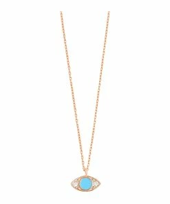 GIGI CLOZEAU Collier Voyage Œil Résine Or Diamants