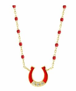 GIGI CLOZEAU Collier Mini Gigi Suprême Fer à Cheval Or Jaune