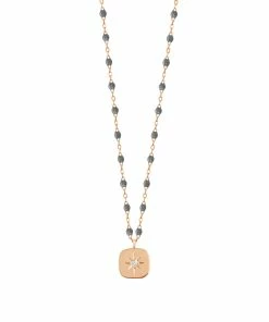 GIGI CLOZEAU Collier Miss Gigi Perles Résine Or Diamant