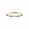 GIGI CLOZEAU Bague Mini Perles Résine Or 3 Diamants -Boutique Gigi Clozeau b2gi003dj 33 1 3