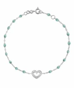GIGI CLOZEAU Bracelet Résine Cœur Suprême Diamants Or Blanc 15 GIGI CLOZEAU Bracelet Résine Cœur Suprême Diamants Or Blanc -Boutique Gigi Clozeau b3cs001 55 b