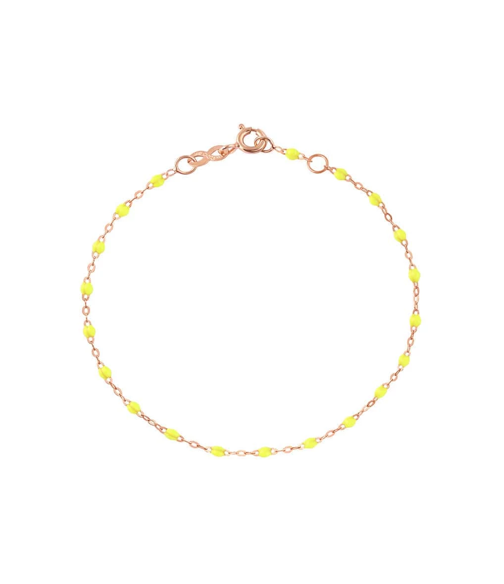 GIGI CLOZEAU Bracelet Enfant Perles Résine Or, 13 Cm – Image 3