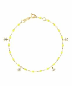 GIGI CLOZEAU Bracelet Gigi Suprême 4 Diamants Or Jaune