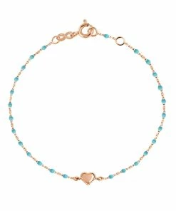 GIGI CLOZEAU Bracelet Mini Perles Résine Lucky Cœur Or Rose 13 GIGI CLOZEAU Bracelet Mini Perles Résine Lucky Cœur Or Rose -Boutique Gigi Clozeau b3lk004 34 r
