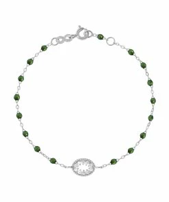 GIGI CLOZEAU Bracelet Résine L'Œil Du Pirate Diamants Or Blanc