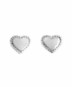 GIGI CLOZEAU Boucles D'oreilles Lucky Cœur Or Blanc