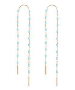 GIGI CLOZEAU Boucles D'oreilles Mini Perles Résine Or