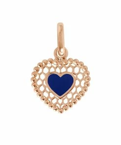 GIGI CLOZEAU Pendentif Cœur Dentelle Résine Or Rose 9 GIGI CLOZEAU Pendentif Cœur Dentelle Résine Or Rose -Boutique Gigi Clozeau b5bc001r07