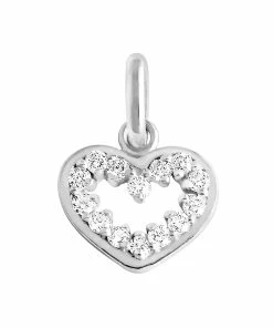 GIGI CLOZEAU Pendentif Lucky Cœur Suprême Diamants Or Blanc