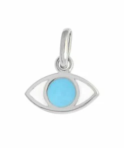 Alternative view of GIGI CLOZEAU Pendentif Voyage Œil Résine Or
