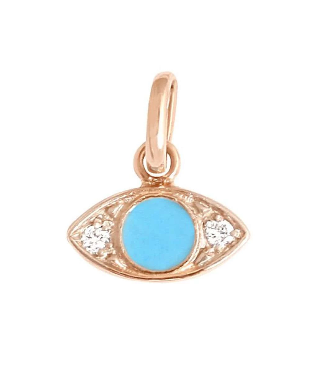 GIGI CLOZEAU Pendentif Voyage Œil Résine Diamants Or 3 GIGI CLOZEAU Pendentif Voyage Œil Résine Diamants Or