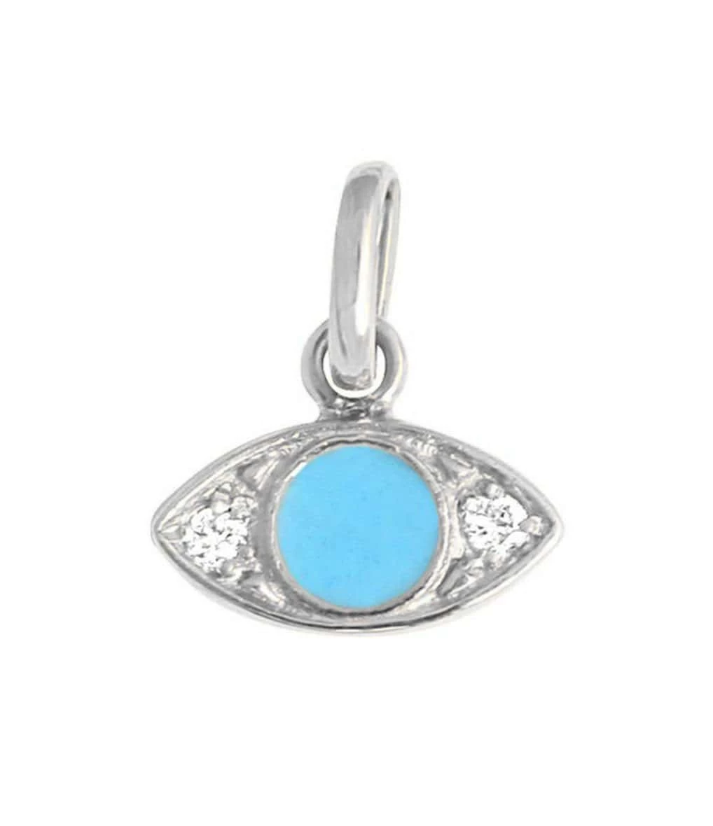 GIGI CLOZEAU Pendentif Voyage Œil Résine Diamants Or 5 GIGI CLOZEAU Pendentif Voyage Œil Résine Diamants Or – Image 3