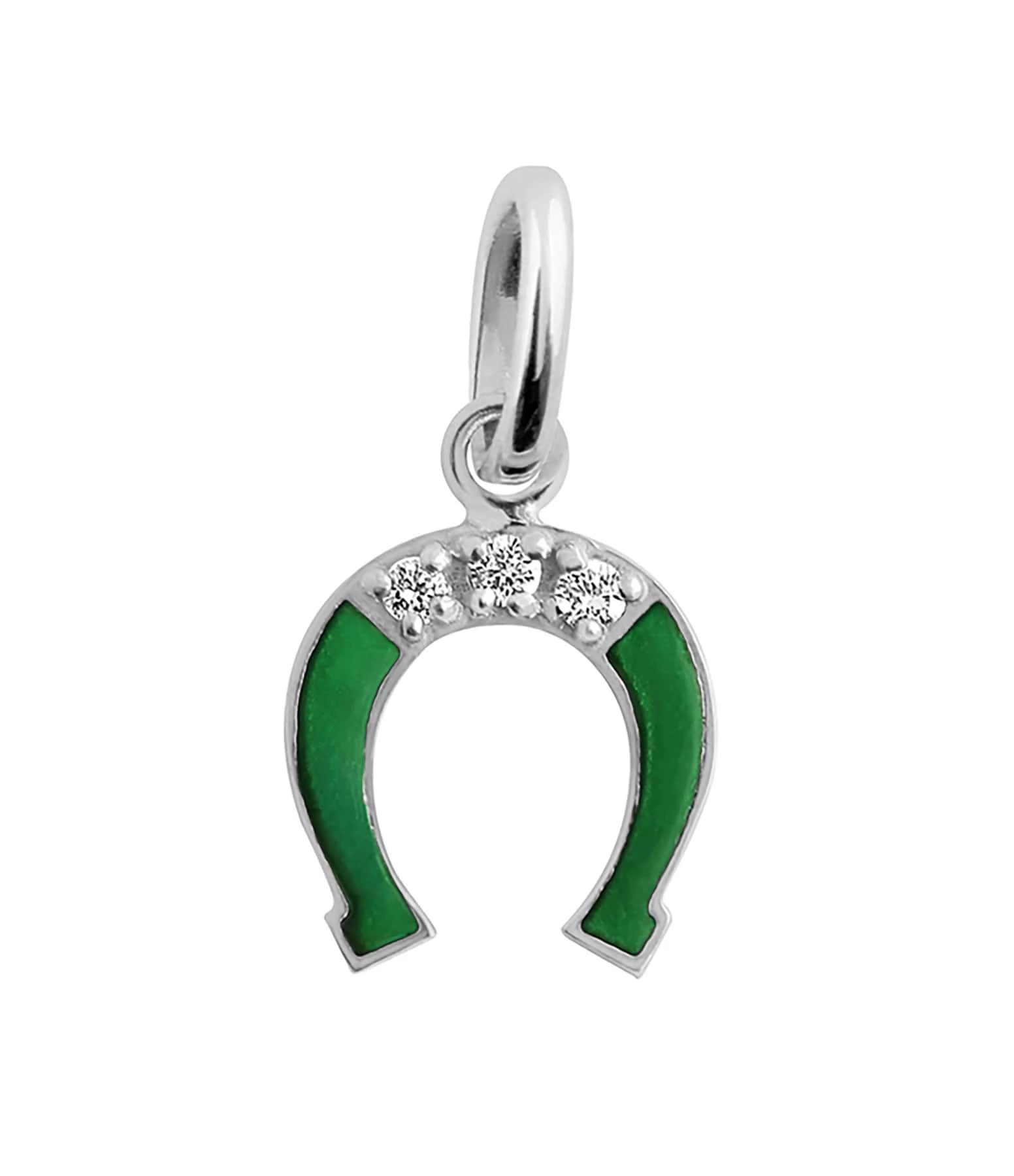 GIGI CLOZEAU Pendentif Résine Fer à Cheval Diamants Or Blanc 5 GIGI CLOZEAU Pendentif Résine Fer à Cheval Diamants Or Blanc – Image 3
