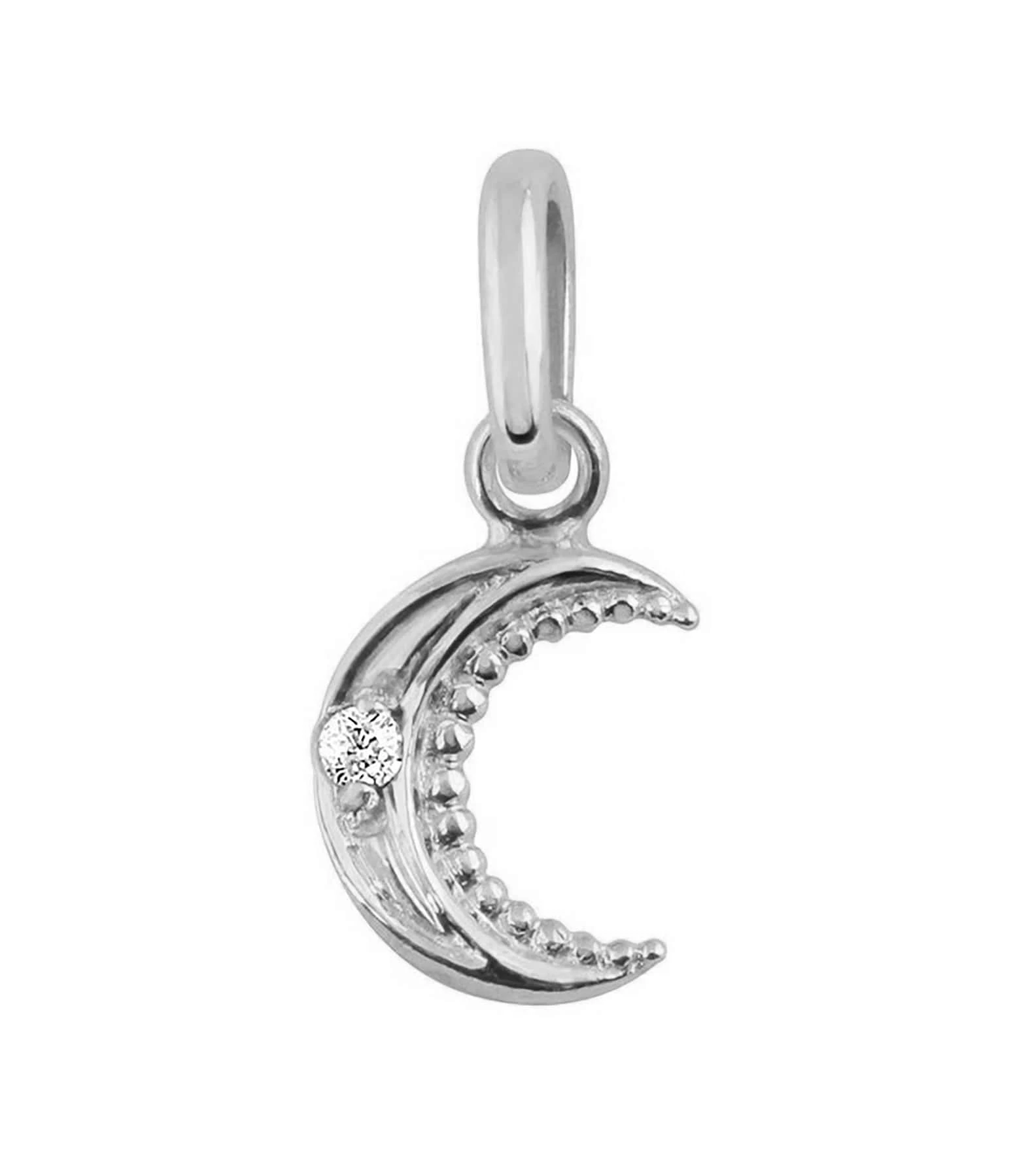 GIGI CLOZEAU Pendentif Lune Diamant Or – Image 3