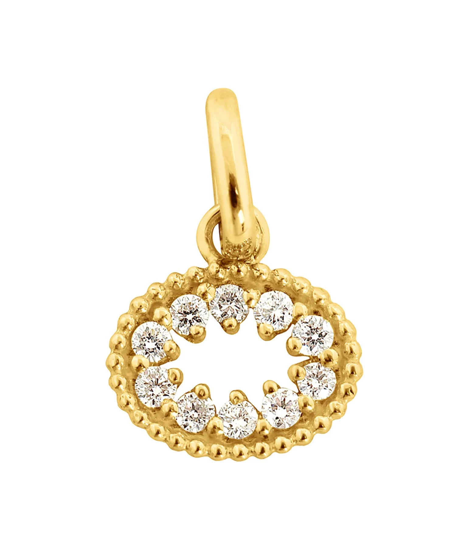 GIGI CLOZEAU Pendentif L'Œil Du Pirate Diamants Or Jaune