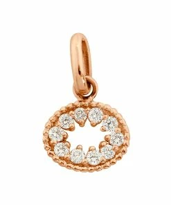 GIGI CLOZEAU Pendentif L'Œil Du Pirate Diamants Or Rose