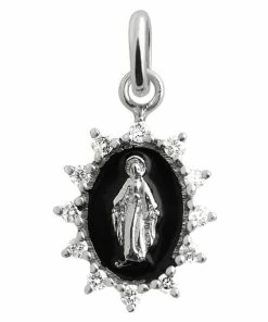 GIGI CLOZEAU Pendentif Madone Suprême GM Diamants Or