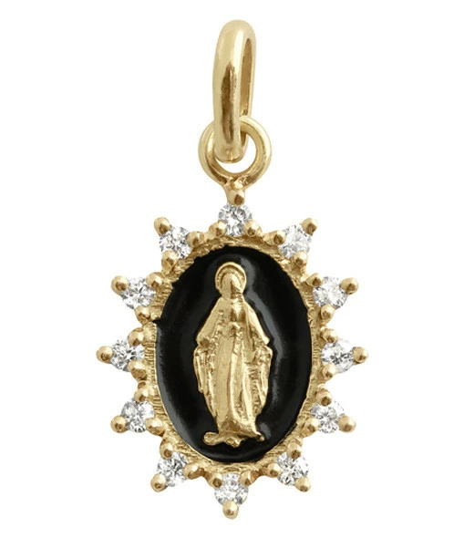 GIGI CLOZEAU Pendentif Madone Suprême GM Diamants Or 4 GIGI CLOZEAU Pendentif Madone Suprême GM Diamants Or – Image 2