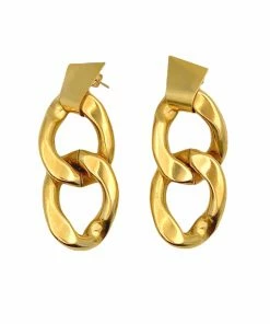 PERRINE TAVERNITI Boucles D'oreilles Babylone Doré