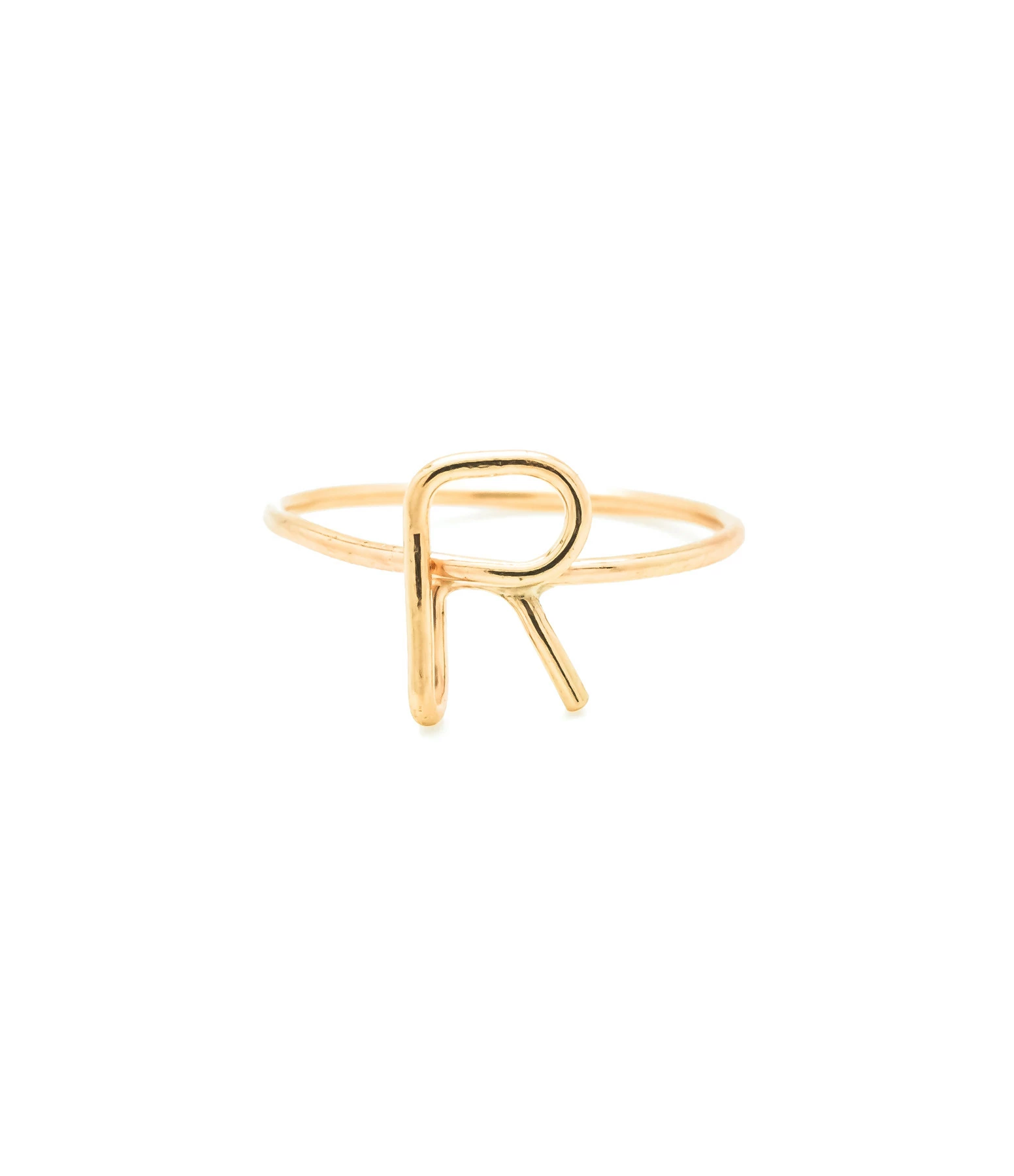 ATELIER PAULIN Bague Capitale Initiale Or Jaune 4 ATELIER PAULIN Bague Capitale Initiale Or Jaune – Image 2