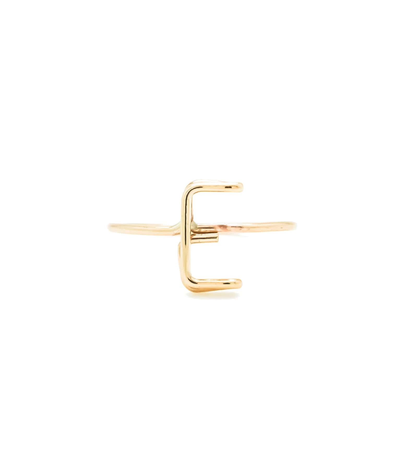 ATELIER PAULIN Bague Capitale Initiale Or Jaune 6 ATELIER PAULIN Bague Capitale Initiale Or Jaune – Image 4